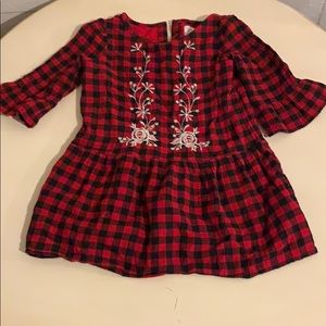 Baby gap flannel dress
